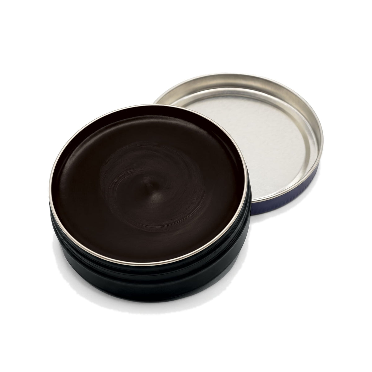 Pâte de Luxe Saphir Marron foncé, boîte ouverte, cire visible