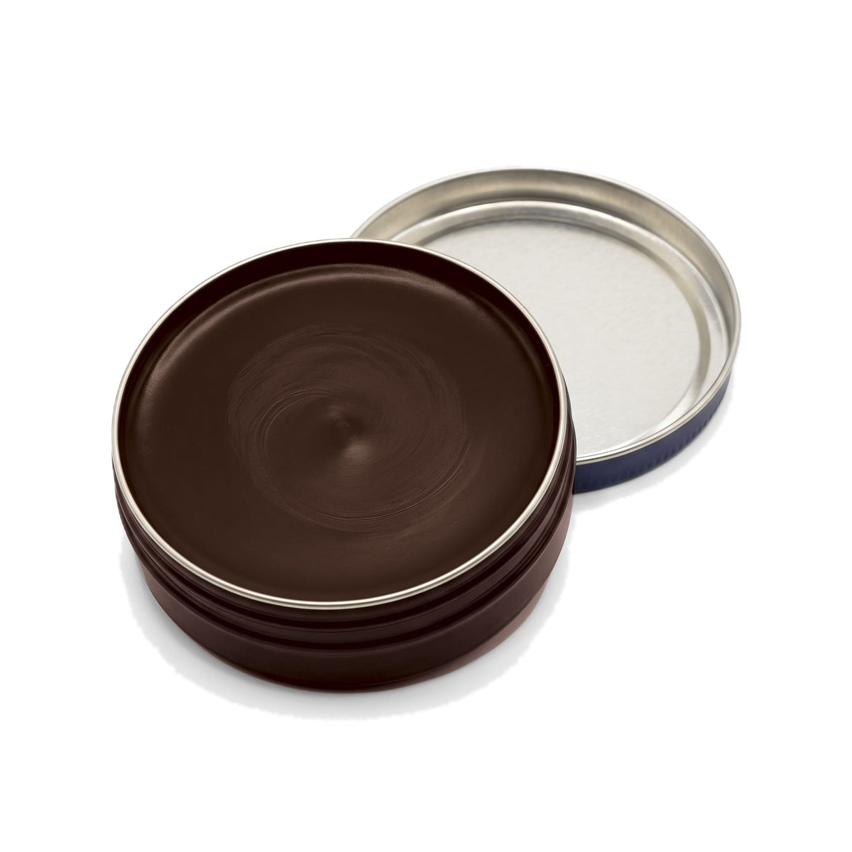 Pâte de Luxe Saphir Marron moyen, boîte ouverte, cire visible