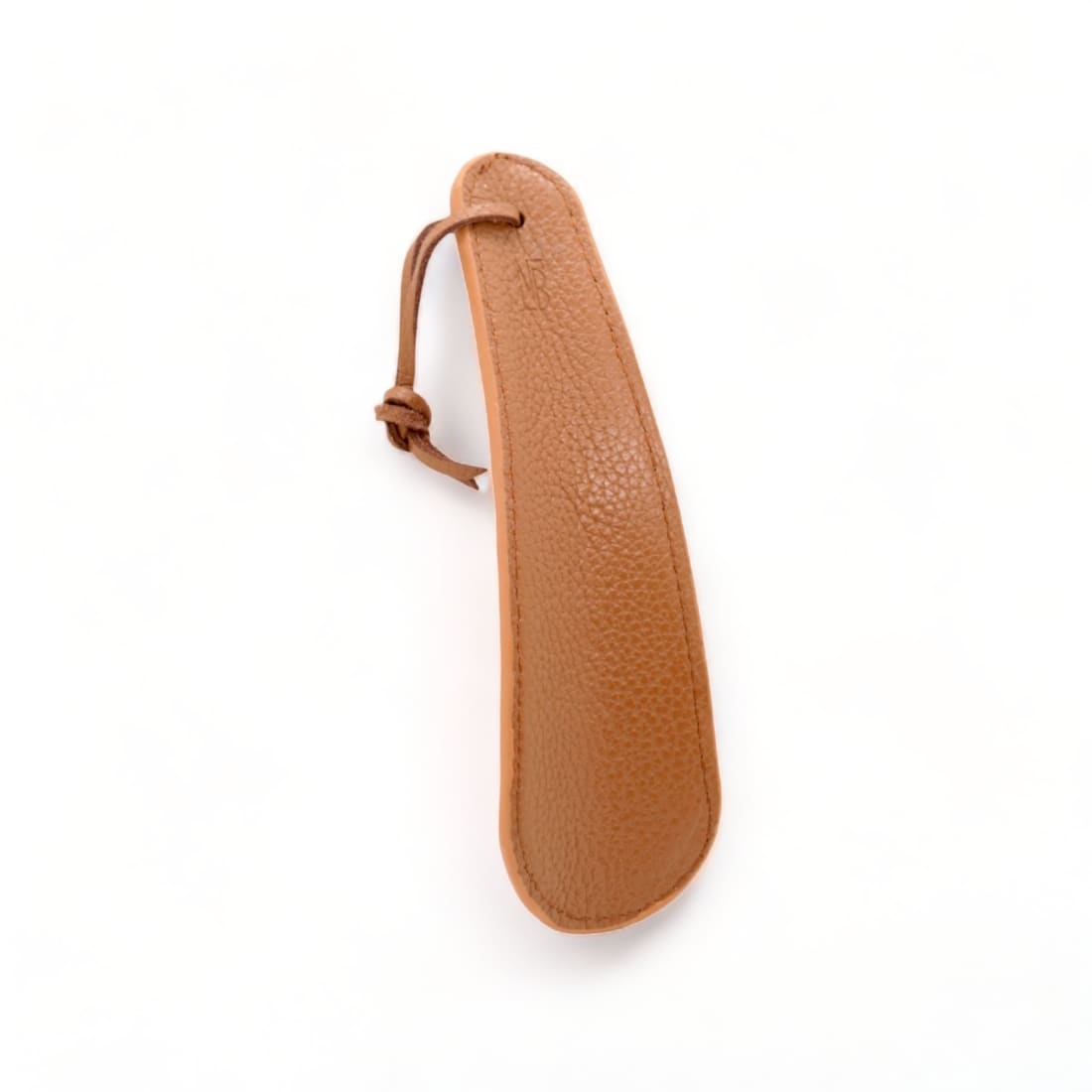 Petit chausse-pied en cuir grainé Gold – vue 2