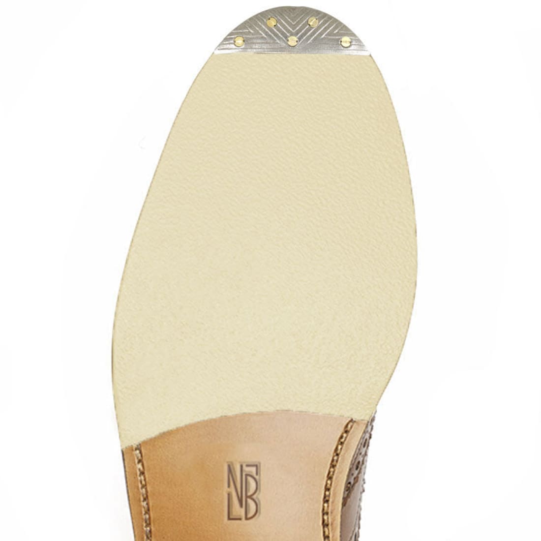 Pose de patins avec fers encastrés - Beige / Classique -
