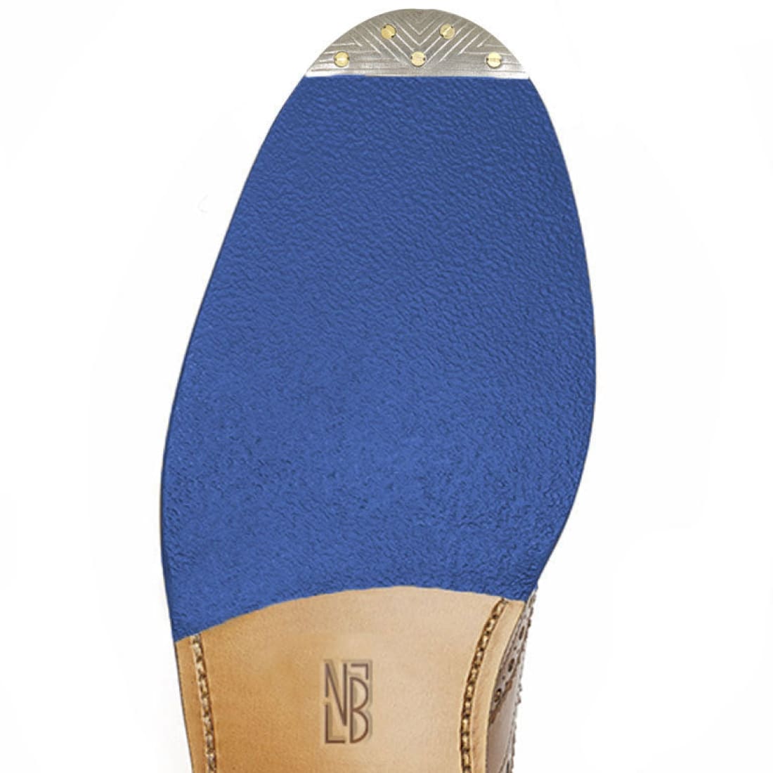 Pose de patins avec fers encastrés - Bleu / Classique -