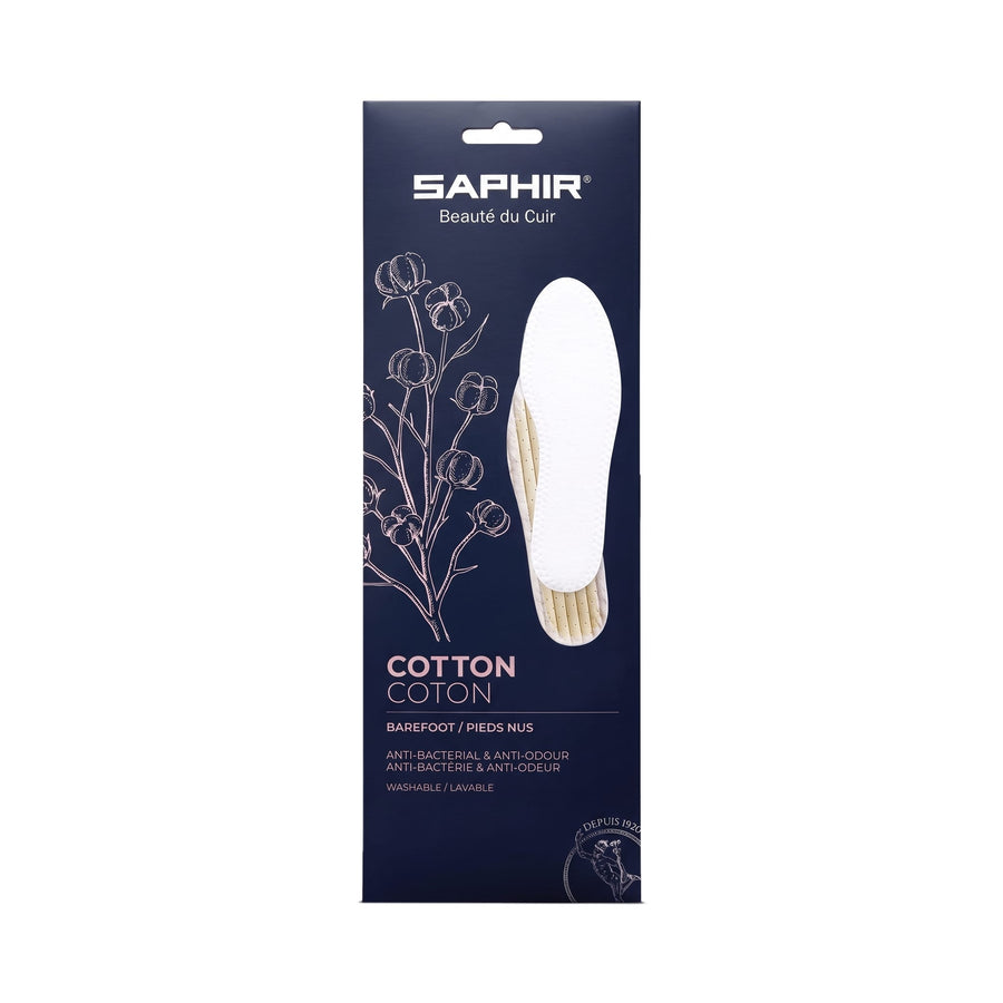 Semelles pieds nus Saphir, paire de semelles de 36