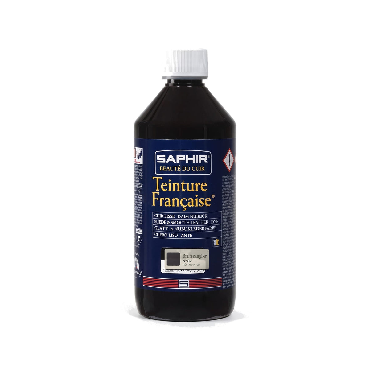 Teinture Française Saphir Brun sanglier, flacon de 500 ml