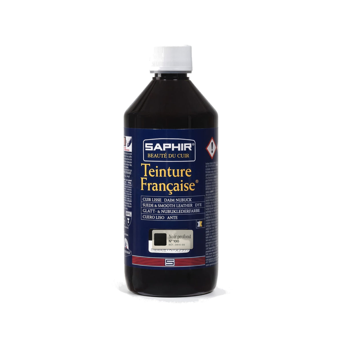 Teinture Française Saphir Noir profond, flacon de 500 ml