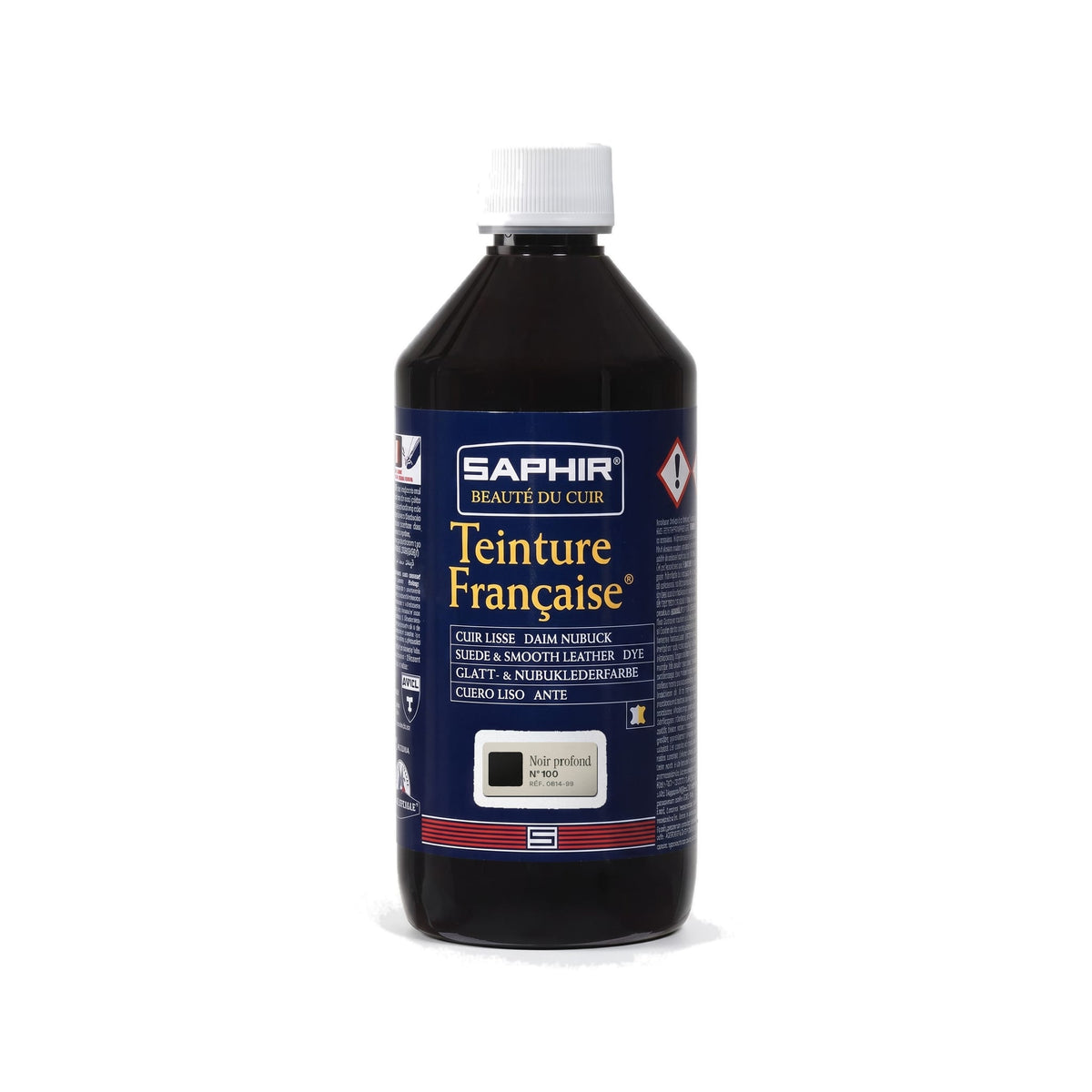 Teinture Française Saphir Noir profond, flacon de 500 ml
