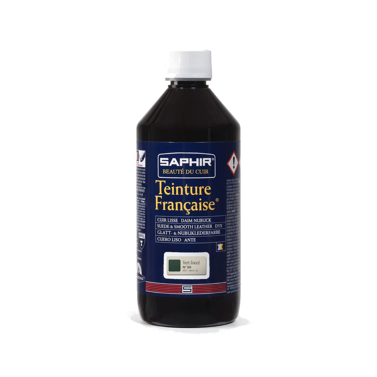 Teinture Française Saphir Vert foncé, flacon de 500 ml